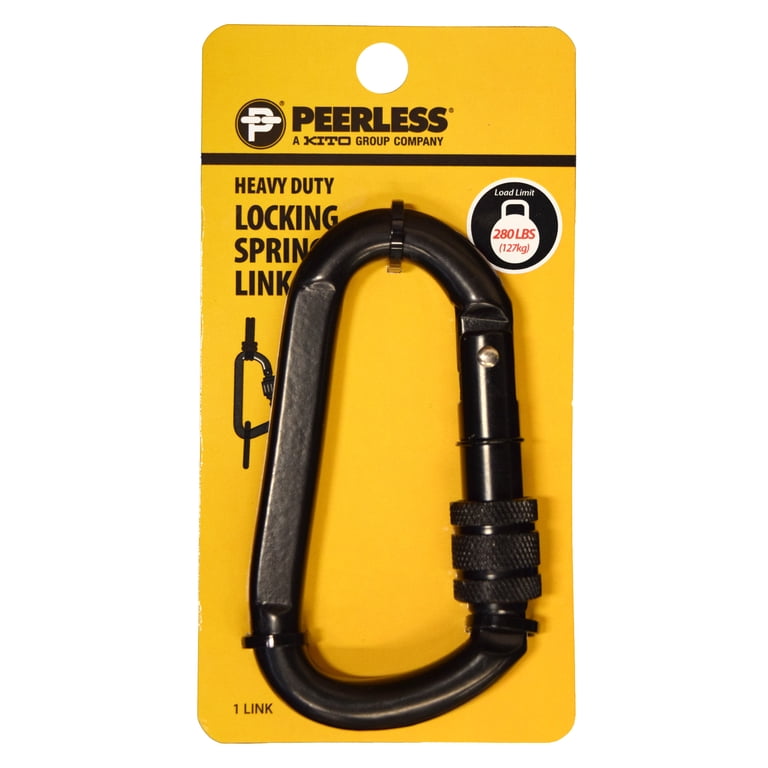 Heavy Duty Locking Spring Link Carabiner photo 1