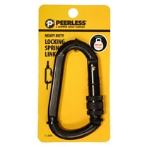 Heavy Duty Locking Spring Link, Black, Peerless Chain, 4769938HD