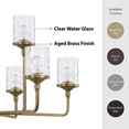 thumbnail image 4 of Capital Lighting 428891AD-451 Colton 9 Light 38" Wide Chandelier - Brass, 4 of 5