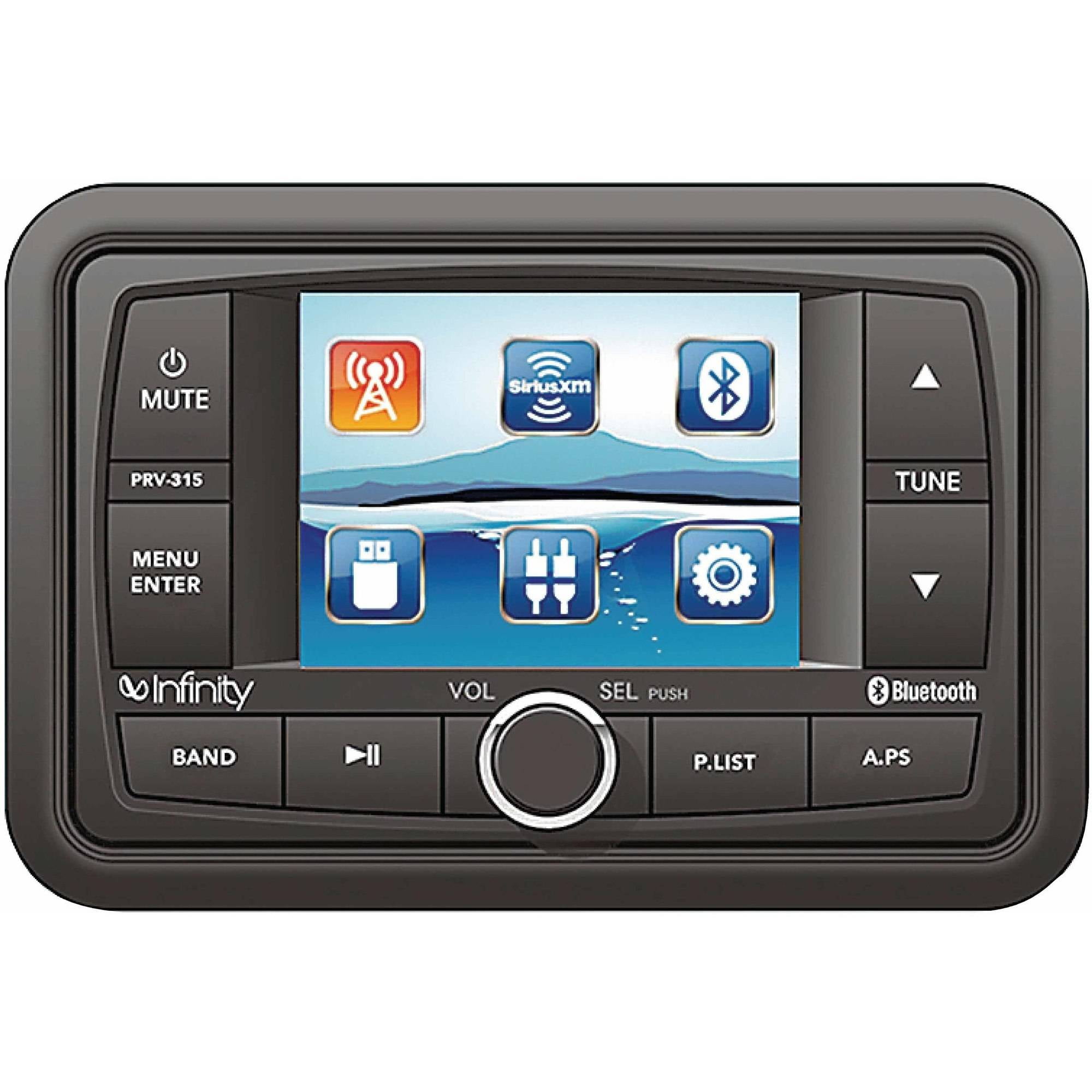 Infinity INFPRV315 Bluetooth Marine Stereo Color Screen Marine Stereo