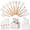 White, variant on HEESEM 19pcs Silicone Kitchen Utensil Set, Heat-Resistant Non-Stick Easy Cooking Cleaning Home White