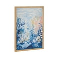 thumbnail image 4 of Kate and Laurel  Underwater Ocean Landscape Framed Wall Art by The Creative Bunch Studio, 12x16 Natural, Tropical Coral Reef Art for Wall, 4 of 7