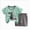 A06-Mint Green, variant on Baby Boy Clothes Short Sleeve T-Shirt Tee Tops Joggers Casual Shorts 2Pcs Clothing Set For 18-24 Months 2t 3t 4t 5t 6t Children's Day Gift 2PCS Set ,4-5 Years