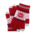 thumbnail image 5 of Luxalzxs Women Christmas Double Layer Snowflakes Pattern Thick Warm Gloves Knitting Wrist Gloves Mittens Christmas Gifts, 5 of 5