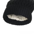 thumbnail image 2 of Gorro para niños, bufanda, guantes, tres piezas, otoño e invierno, más gorro de bebé de una sola bola acolchado de terciopelo, 2 of 2