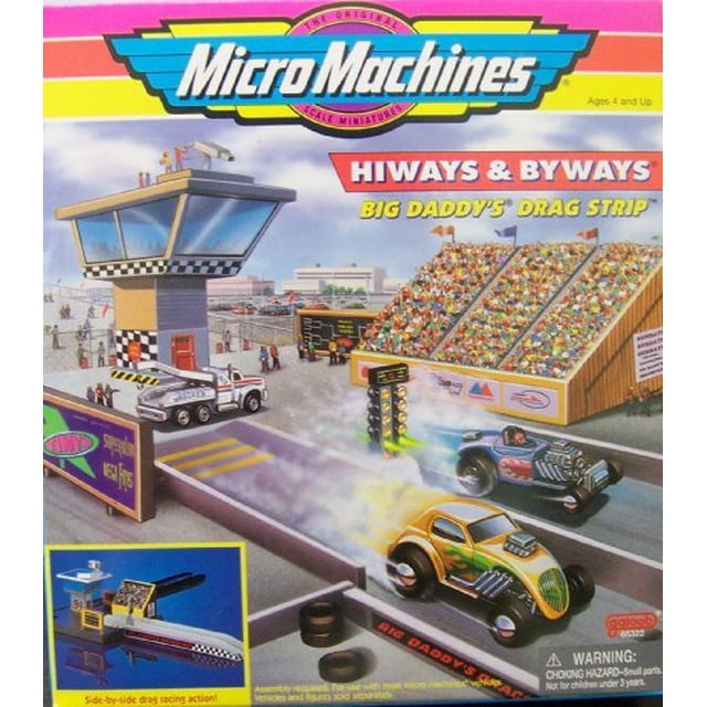 Big Daddy's Drag Strip Micro Machines Hiways & Byways Playset The Original Scale Miniatures 47246653225