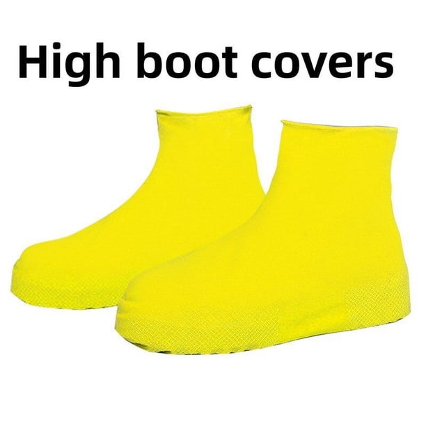 Cubiertas impermeables de silicona para Botas de lluvia, cubiertas reutilizables para zapatos, Protector de zapatos Unisex, antideslizante, para senderismo al aire libre