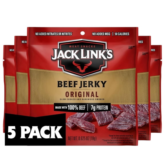Jack Link's Original Beef Jerky Multipack - (5 Pack) 0.625 oz