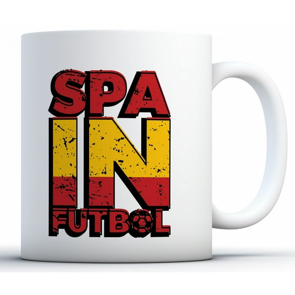 Awkward Styles Spain Futbol Coffee Mug Spanish Soccer Mugs Soccer Gifts for Men and Women Spain Coffee Mug Gifts from Spain Spanish Tea Cups Spain Travel Mug Amazing Spain Gifts Spain Mugs