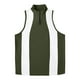 thumbnail image 1 of Camiseta sin mangas con cuello alto para hombre, color liso, elástica, moderna, deportiva, para el tiempo libre, fitness, con cremallera., 1 of 6