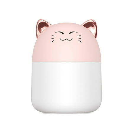 

MIARHB Smile Cat Humidifier Office Small Usb Home Desktop Atomizer Car N-Aughty Tige Mini Humidifier 100% Plastic