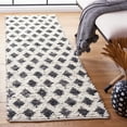 thumbnail image 2 of SAFAVIEH Natura Duncan Diamond Runner Rug, Beige/Black, 2'3" x 8', 2 of 8