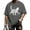 Gray, variant on Cat Shirt Men Crew Neck Fashion Casual T Shirts Funny Summer Clothes Short Sleeve for Travel Commuting