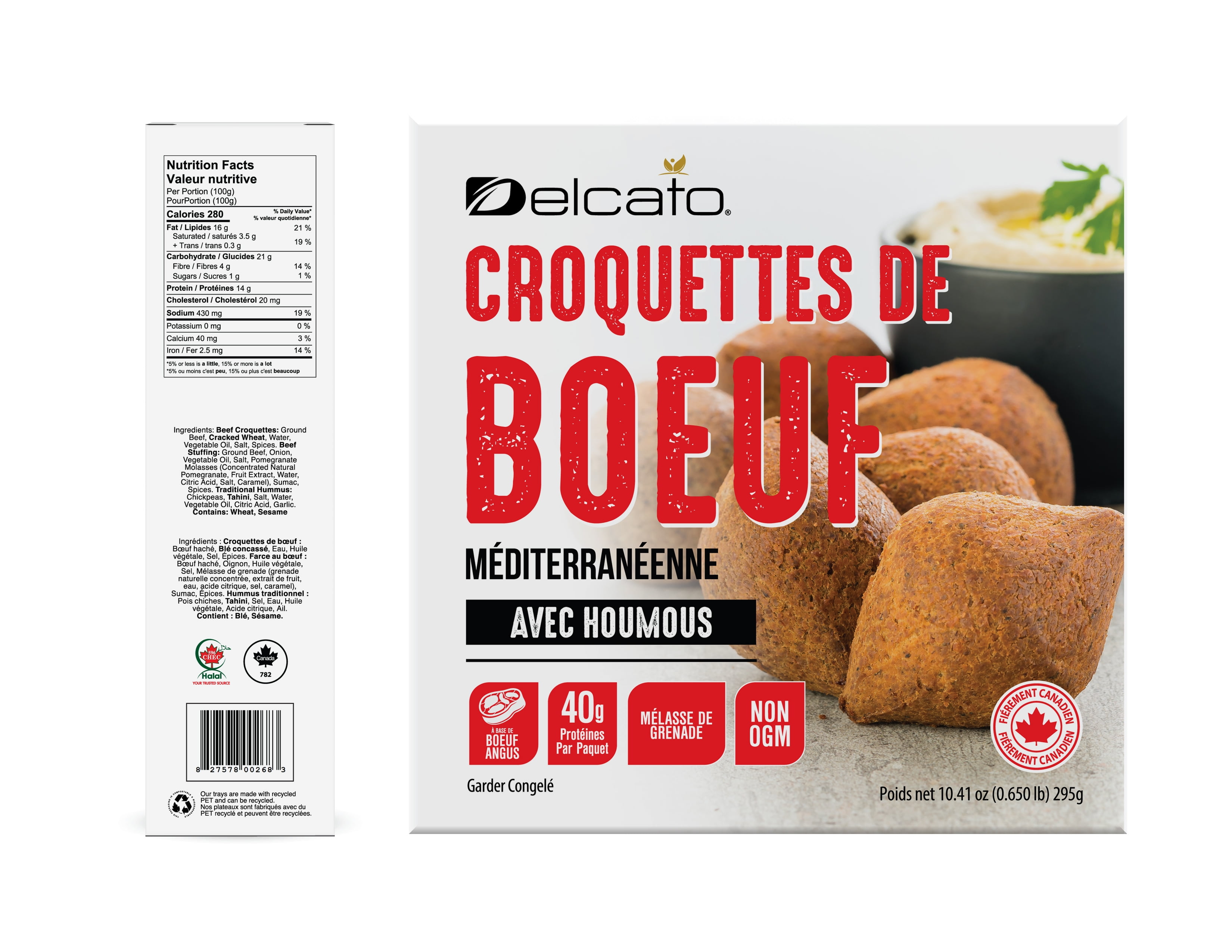 DELCATO CROQUETTES DE BOEUF