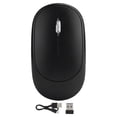 thumbnail image 2 of Chargable Mouse, Portable Convenient Practical  Mouse  for Desktop for Notebook for Office for Home White,Purple,Black,Silver, 2 of 8