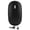 Black, variant on M Buder Wireless Rechargeable Optical Mouse, 3 DPI Levels Silent 2.4G Slim Computer Mice with USB Receiver for Laptop PC Desktop Mac, 4.7 inches / 12 cm, Black