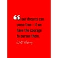 thumbnail image 3 of ArtsyQuotes 15x18 Black Modern Framed Museum Art Print Titled - Walt Disney Quote: All of Our Dreams, 3 of 5