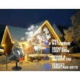 thumbnail image 6 of Htwon Snowflake Projector Lights Christmas Decor Outdoor LED Snowfall Landscape Lamp, Black, 6 of 30