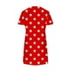 thumbnail image 5 of Vestidos de Verano de Mujer Cuello Redondo Manga Corta Impreso, Ligero Y Cómodo Vestidos Casuales para Mujeres, 5 of 7
