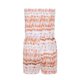 thumbnail image 5 of Puntoco Pantalones cortos de salón para mujer, mono informal de verano con cremallera y cordón y bolsillo estampado sin tirantes para mujer, 5 of 5