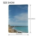 thumbnail image 3 of Rateoe Lighthous Pattern Passport Holder Wallet Leather Mulit-purpose Travel Wallet Credit Cards Case ,Passport Cover for Women Men-6.5 in, 3 of 5
