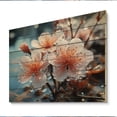 thumbnail image 2 of Designart "Frozen Blossoms in the Winter Landscape II" Winter Landscape Print on Natural Pine Wood, 2 of 5