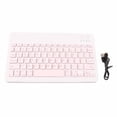 thumbnail image 1 of Mini teclado inalámbrico NikouMX 10 pulgadas rosa, 1 of 8