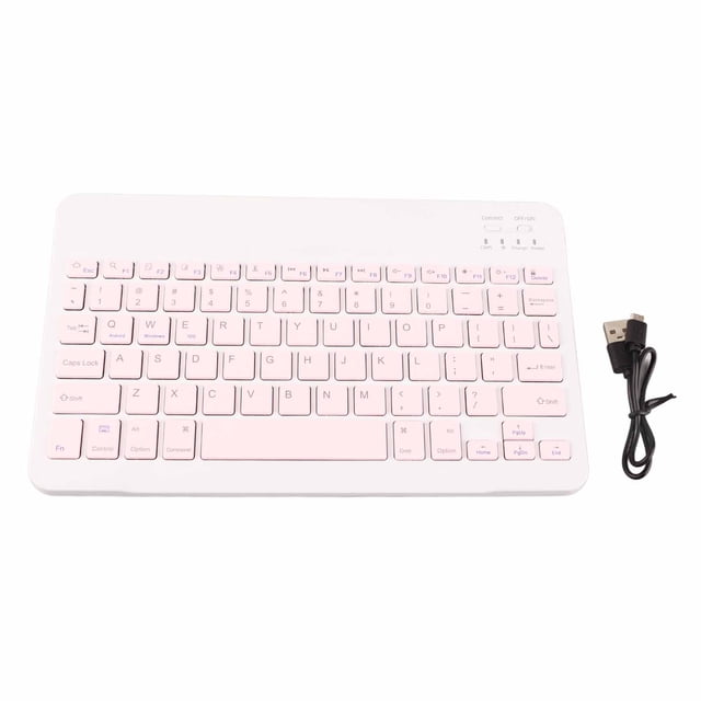 Mini teclado inalámbrico NikouMX 10 pulgadas rosa