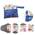 thumbnail image 3 of ZOUYUE Reusable Sanitary Pads,Bamboo Charcoal Fiber Waterproof Menstrual Menstrual Pad,Strong Air Permeability Washable Incontinence Pads for Menstrual Period,Soft Cloth Menstrual Pads With Wet Bag, 3 of 6