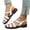 White, variant on Summer Casual Footwear, Summer Comfort Footwear, Closed Toe Sandals Women, Comfortable Fisherman Sandal for Womens Wide Width Summer Dressy Wedge With Adjustable Strap, White 7