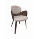 thumbnail image 1 of Silla Ocasional Senara Gris con Patas Nogal | Sillón Decorativo Moderno para Sala Terzetto, 1 of 3