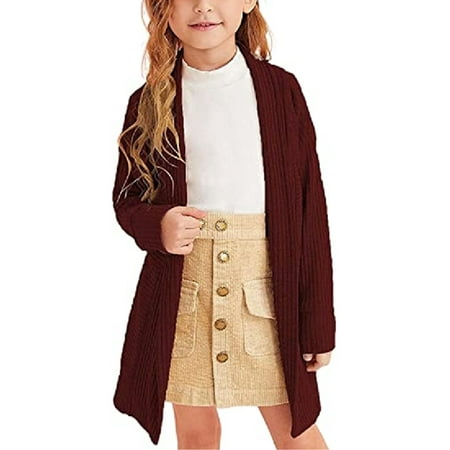 

Toddler Baby Girl Fall Winter Sweater Long Sleeve Cardigan Coats Knitwea Jacket