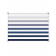 thumbnail image 2 of Sun Shade Sail 8x10Ft Navy Blue Stripe Gradient Uv Block Sunshade Canopy Outdoor Shade Cover Rectangle Shade Cloth For Patio Garden Yard Deck Pergola, 2 of 6
