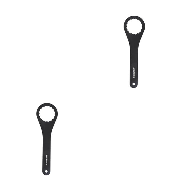 Advancent Llave de soportes inferiores para bicicleta, removedor de llave inglesa de alta dureza, bielas huecas, juego de cadenas de eje Central, Tipo 1 2Conjunto