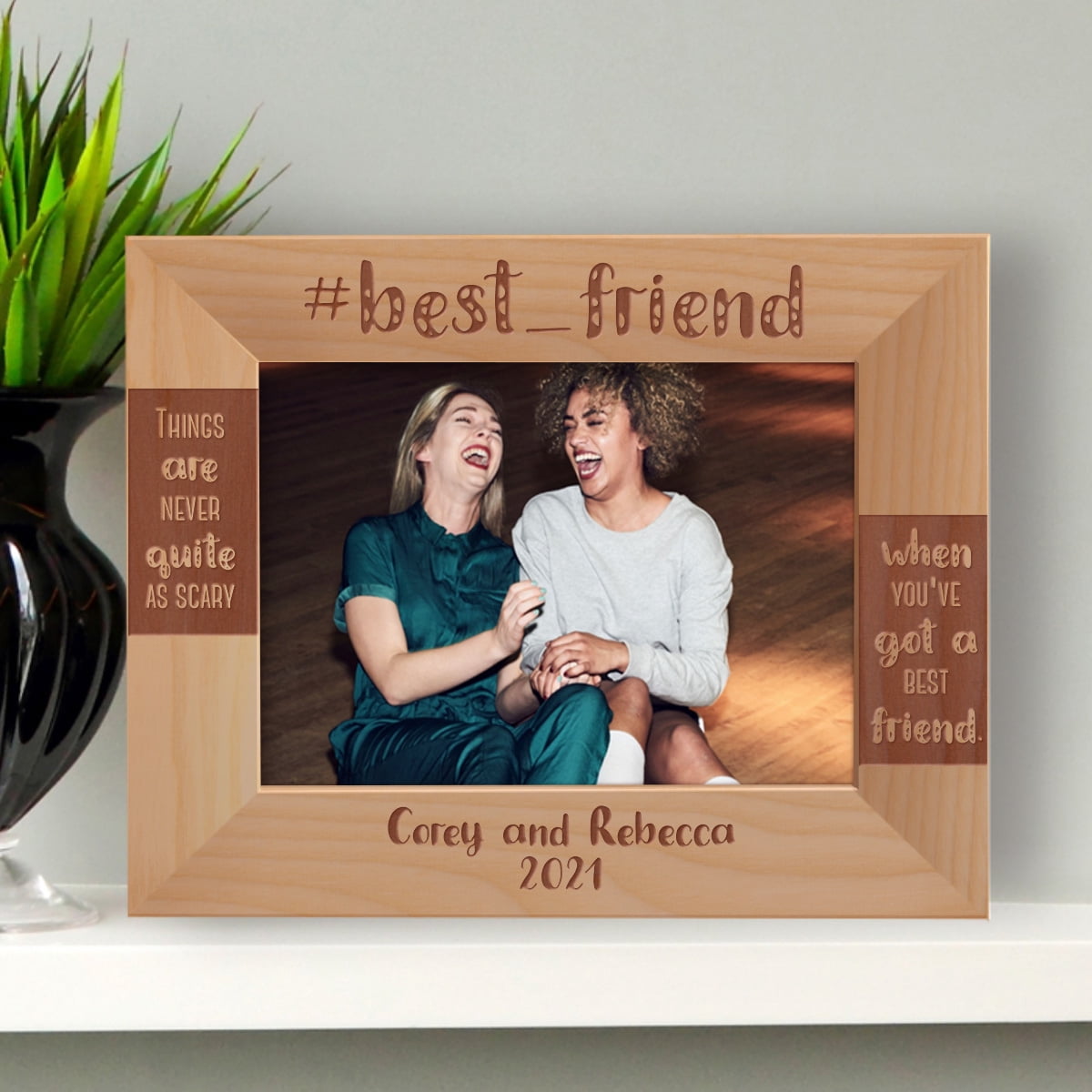 Friend Mdf Frame Best Friend Personalized Wooden Frame-7