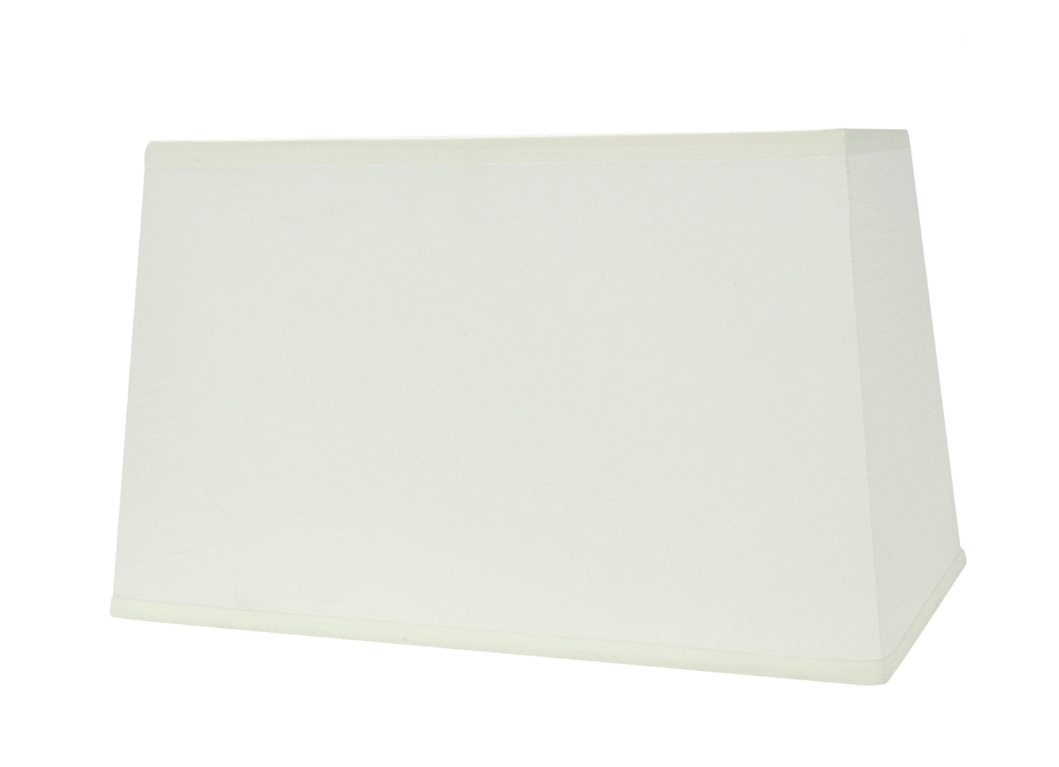 Aspen Creative 36023 Transitional Rectangle Hardback Shape Spider Construction Lamp Shade in Off White, 10" + 16" wide, (8" + 14") x (10" + 16")&nbsp; x 10"