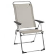 thumbnail image 3 of Lafuma Alu Cham Pliant Patio Maille Chaise, Seigle Gris (Lot de 4), 3 of 4