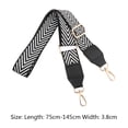 thumbnail image 2 of Bolsa Ethic Styles Bag Strap Mujer Correa de hombro ajustable (Black Wave) JShteea Para Estrenar, 2 of 7