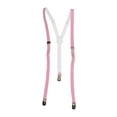 thumbnail image 1 of Checkered 3 Clip Stretchable Suspenders 2 pack- Pink, 1 of 1