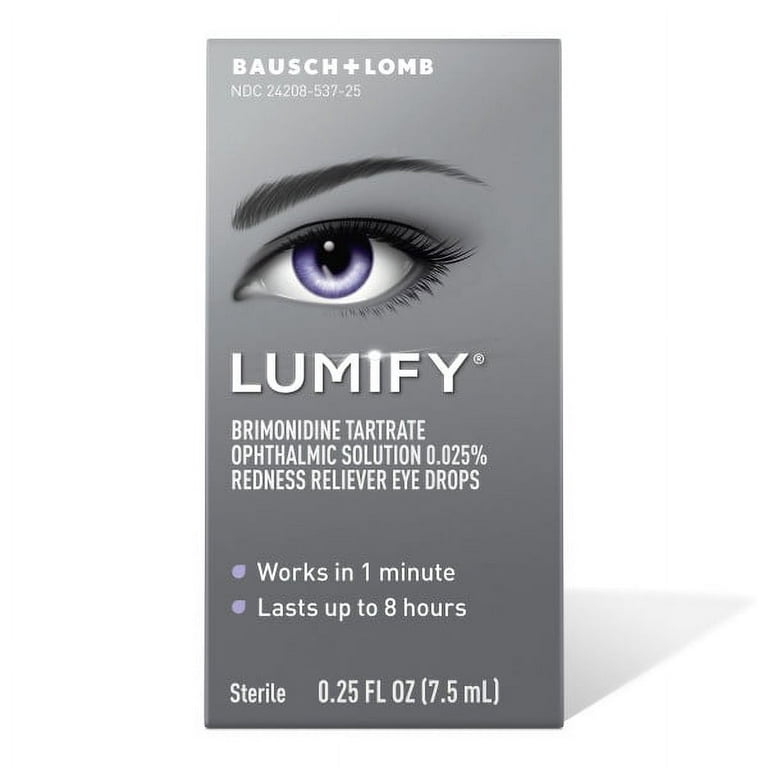 Lumify hotsell eye drops .25 (7.5ml) bundle of 10