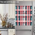 thumbnail image 3 of Yayeee Magnetic Dishwasher Cover for The Front Decoration Home Kitchen Machine Sticker Protector, Red Teal Stripes, 3 of 6