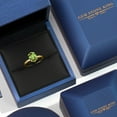 thumbnail image 5 of Gem Stone King 14K Yellow Gold Green Peridot Engagement Ring for Women | 2.80 Cttw | Oval 10X8MM | Gemstone August Birthstone | Size 5, 5 of 6