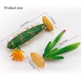 thumbnail image 3 of HUGFEGWE 2Pcs Creative Desert Artificial Plant Decor Realistic Plastic Reptile Succulent Plants for Bearded Dragon Lizard Chameleon Tank Accessories Amphibian Sandstone Succulent Terrarium CJ-113709, 3 of 8