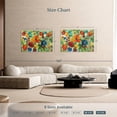 thumbnail image 4 of Elephant Stock Summer Floral Iii Wall Art - Horizontal Canvas Wall Art - Living Room Wall Decor - Floral And Botanical Canvas - Turquoise And Green Decor By Silvia Vassileva - 48" x 32", 4 of 8