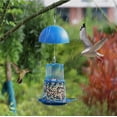 thumbnail image 5 of Uklsqma Outdoor Hanging Bird Feeder for Patios & Gardens | Semi-Automatic Metal Bird Cage Feeder with Adjustable Opening & Large Seeds Capacity | 1 Pack, 5 of 5