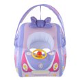 thumbnail image 4 of Flotador inflable para bebé con forma de coche, con bocina y sombrilla, para niños de 1 a 4 años, color rosa, 4 of 14