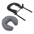 thumbnail image 3 of Massage Table Face Cradle Headrest Pillow Adjustable Aluminum Alloy Bracket for Professional Beauty Salons, 3 of 9