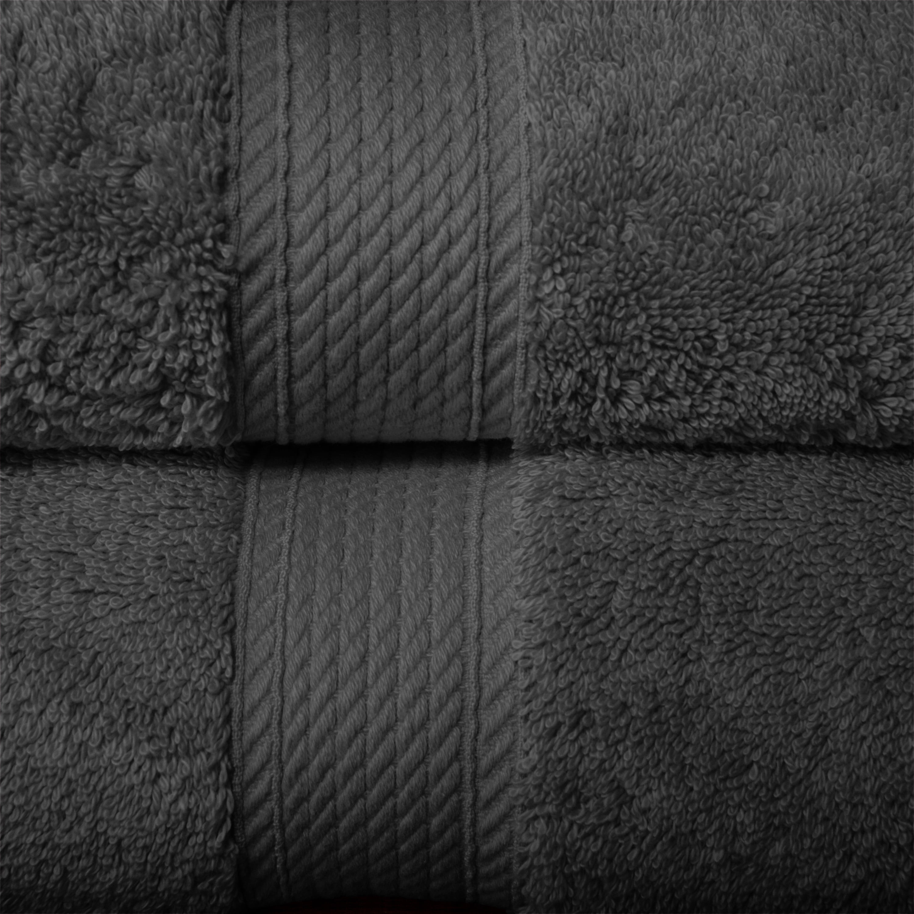 Superior 800 GSM Egyptian Cotton 6-Piece Face Towel Set, Soft Ultra Absorbent Towels, Tea Rose