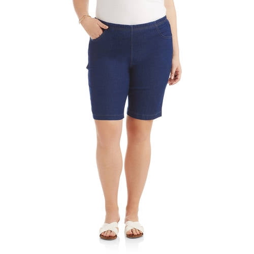 walmart women's plus size shorts