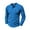 Blue Tops, variant on Dagegui Workout T-Shirts for Men Waffle Long Sleeve Henley Shirt Button Down Pullover Slim Fitness Muscle Tops Blue S